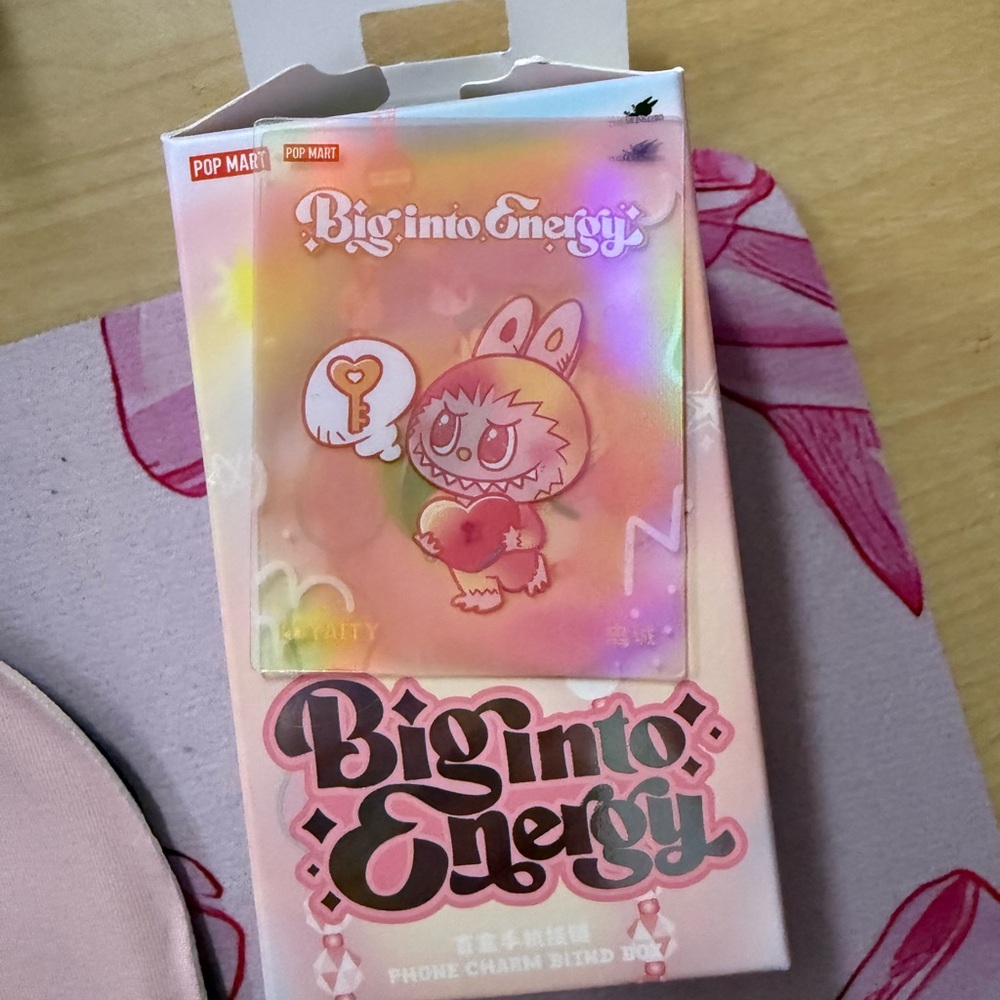 Big into Energy Phone Charm